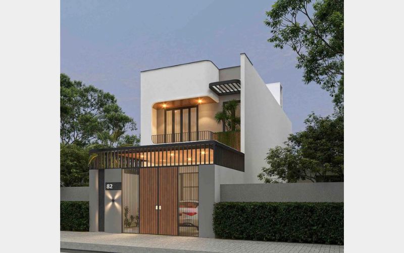 Nhà phố 2 tầng – Giải pháp tiết kiệm và linh hoạt